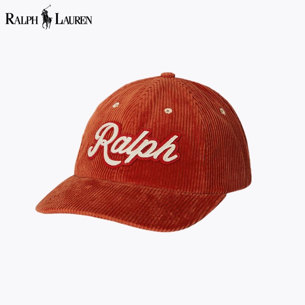 RL Logo Corduroy Baseballkappe