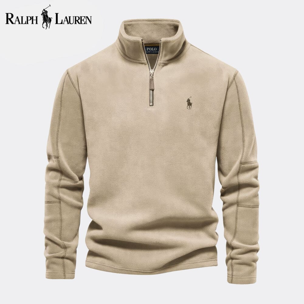 Pull en tricot torsadé en laine RL Prestige