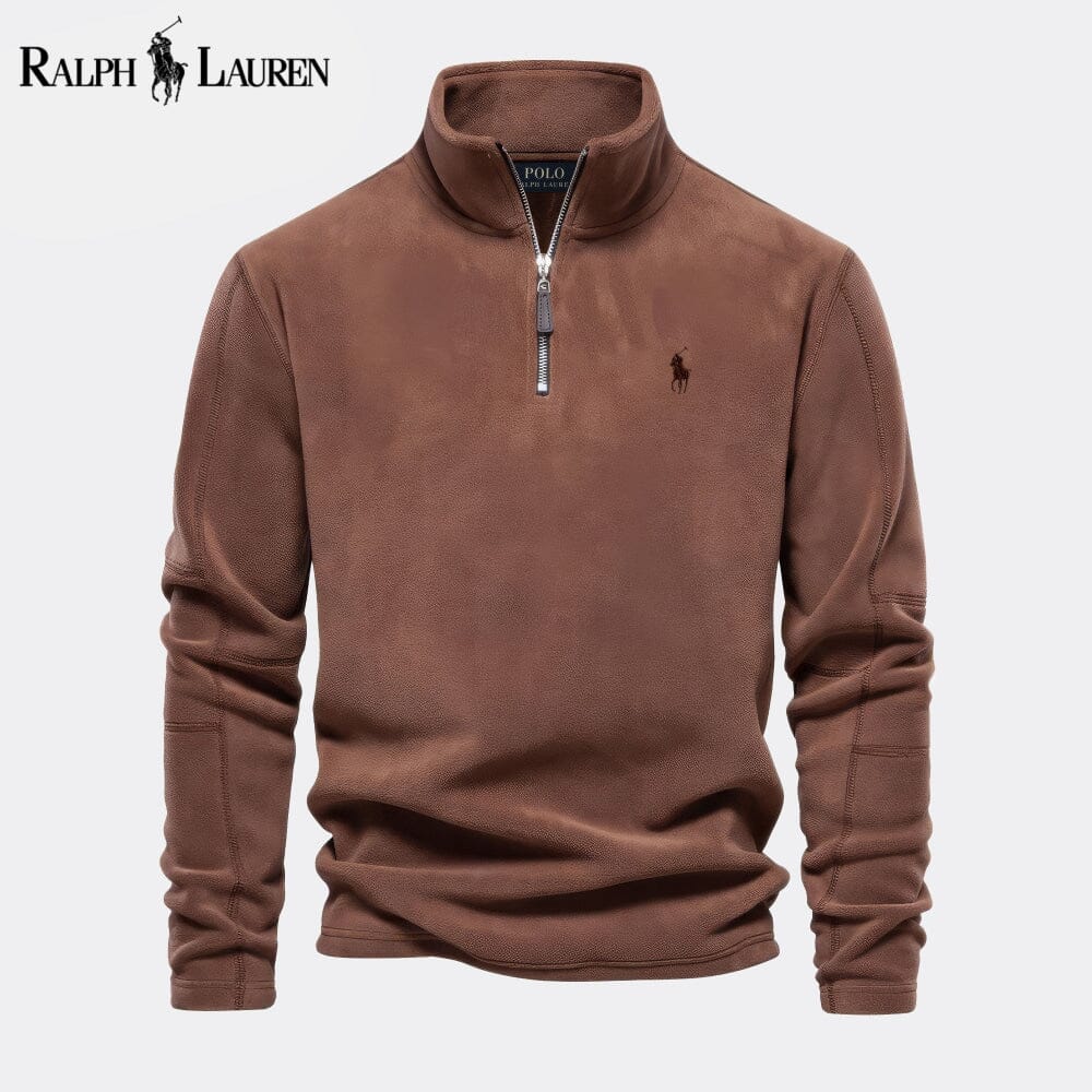 Pull en tricot torsadé en laine RL Prestige