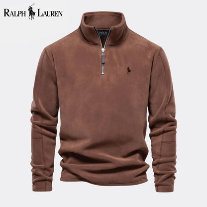 Pull en tricot torsadé en laine RL Prestige