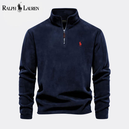 Pull en tricot torsadé en laine RL Prestige