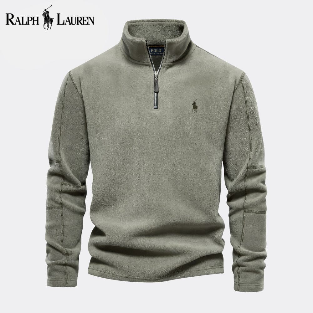 Pull en tricot torsadé en laine RL Prestige