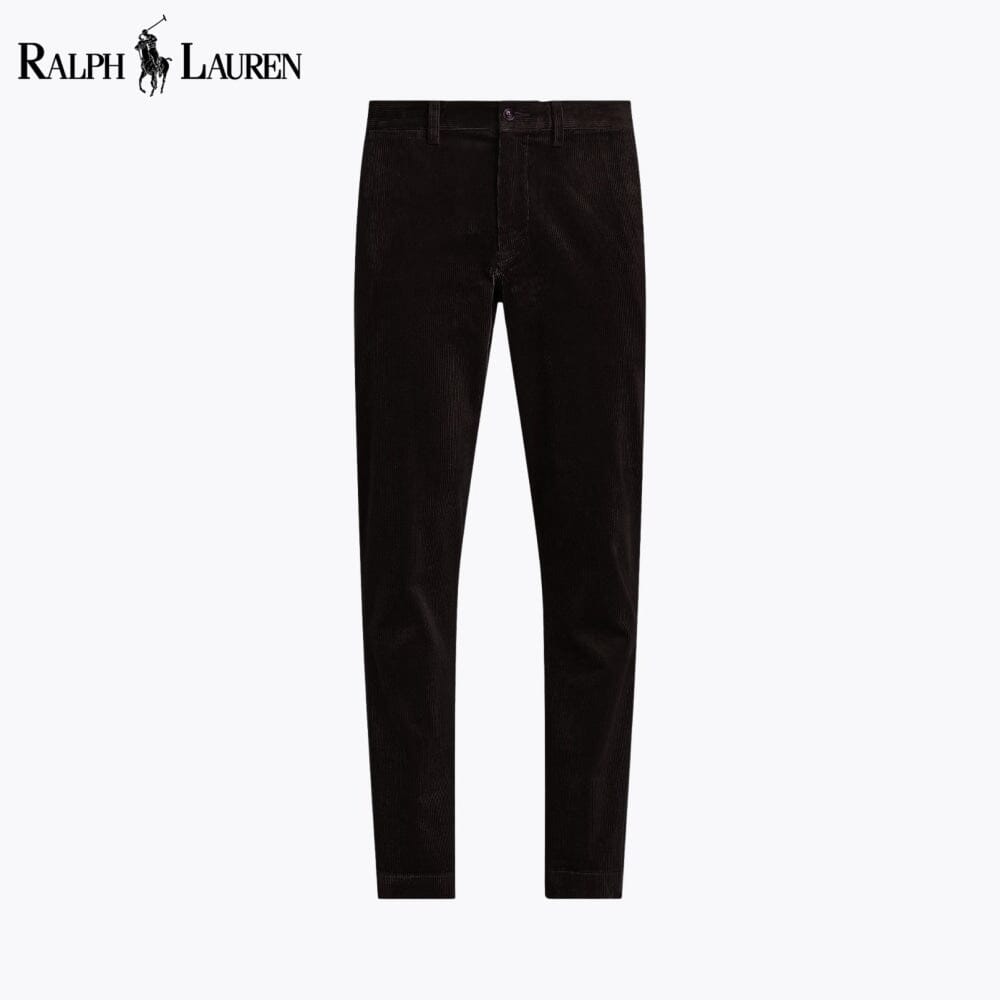 Pantalon en velours côtelé extensible coupe droite RL