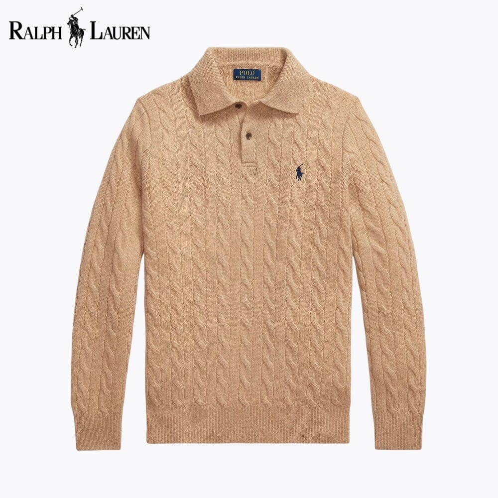 RL Woll-Kaschmir Zopfmusterpullover