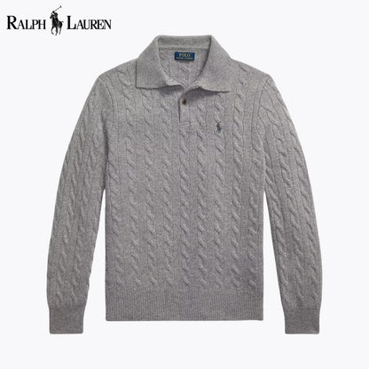 RL Woll-Kaschmir Zopfmusterpullover