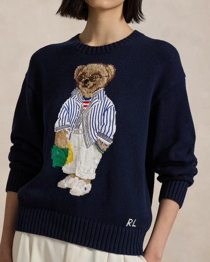 RL Pullover | Navyblau Polo Bear