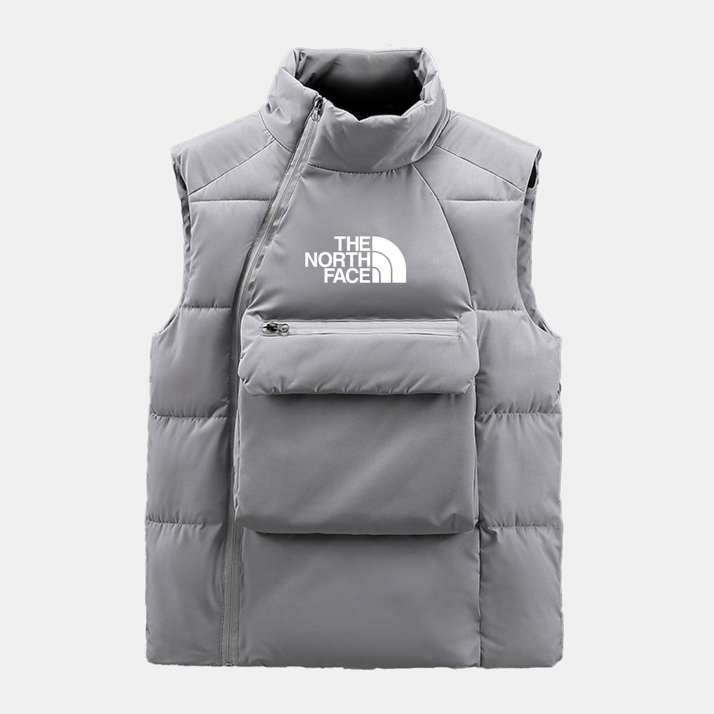 Pull en tricot torsadé matelassé en laine mélangée TNF